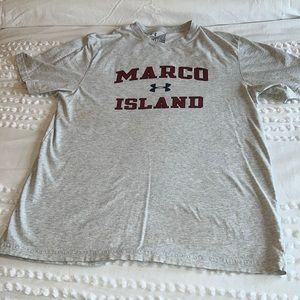 Under Armour charged cotton, Marco Island, cotton T-shirt, size large.